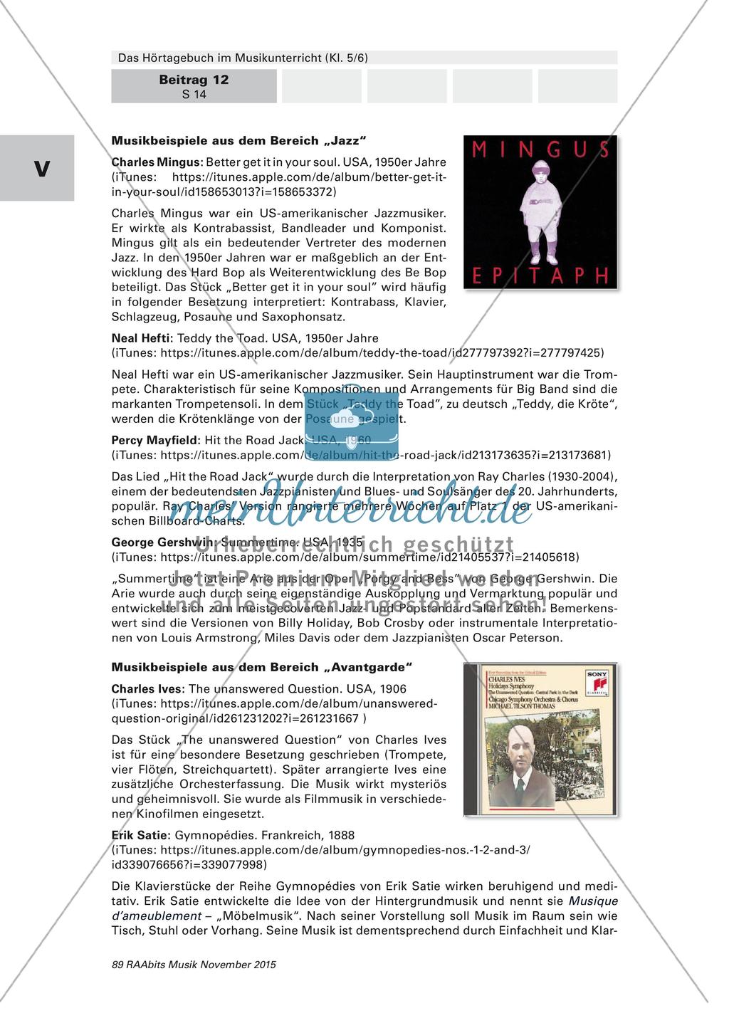 Ritualisierter Unterrichtseinstieg mittels Hörtagebuch Preview 14