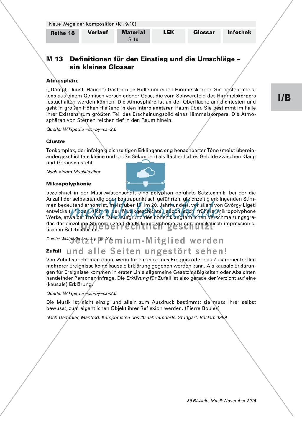 Komposition im 20. Jahrhundert: Analyse und Vergleich Preview 25