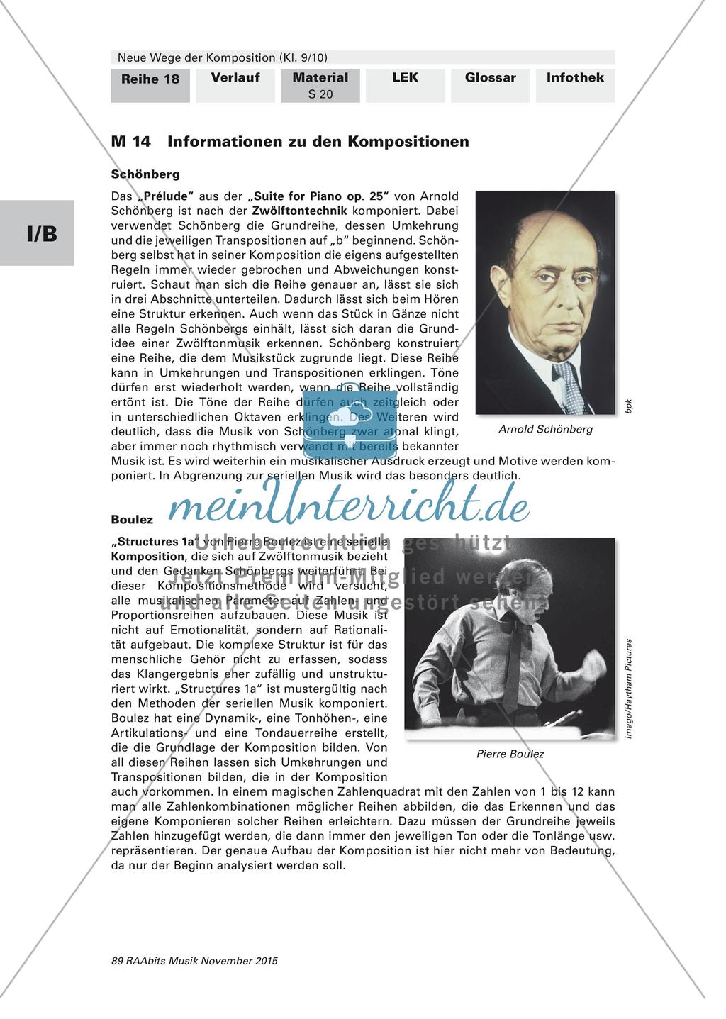 Komposition im 20. Jahrhundert: Analyse und Vergleich Preview 26