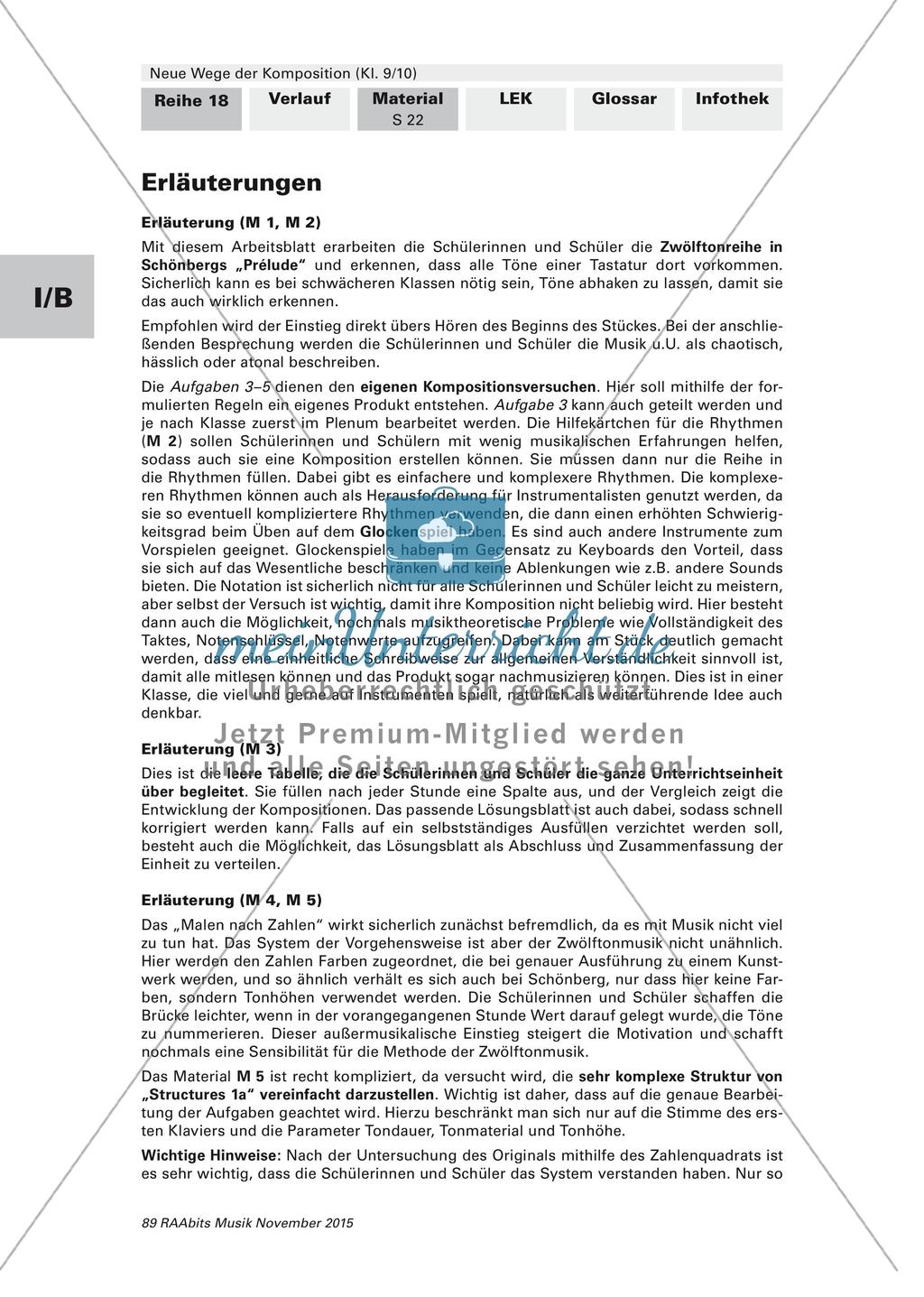 Komposition im 20. Jahrhundert: Analyse und Vergleich Preview 28