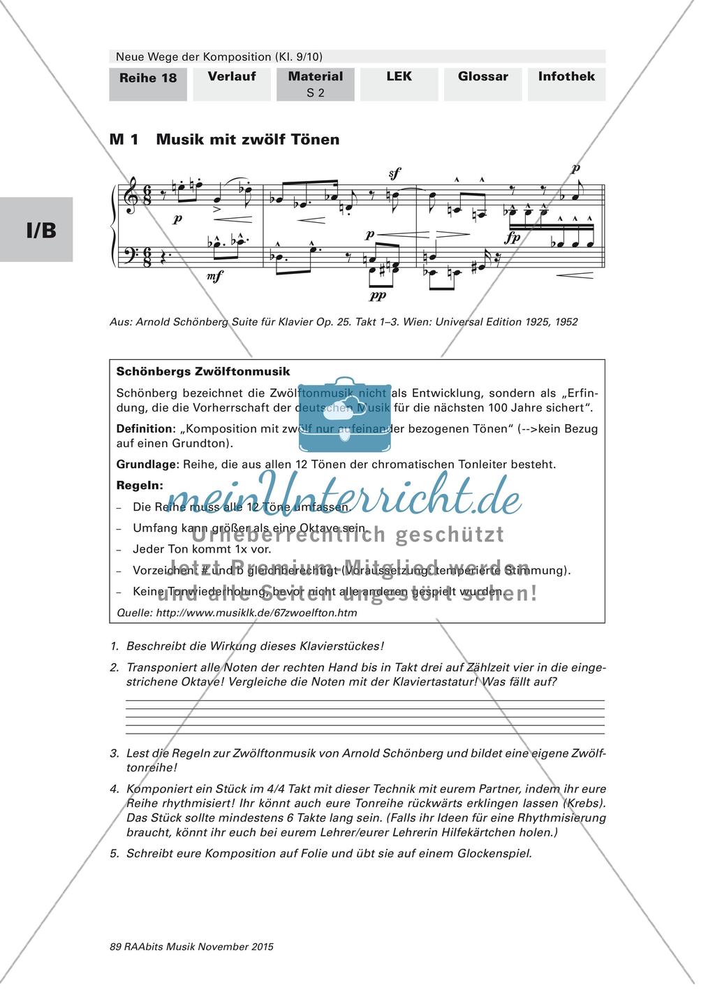 Komposition im 20. Jahrhundert: Analyse und Vergleich Preview 8
