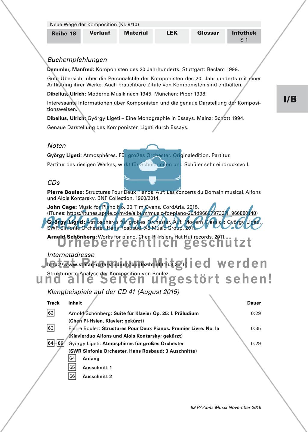 Neue Wege der Komposition Eine Reihe zur Musik des 20. Jahrhunderts Preview 33