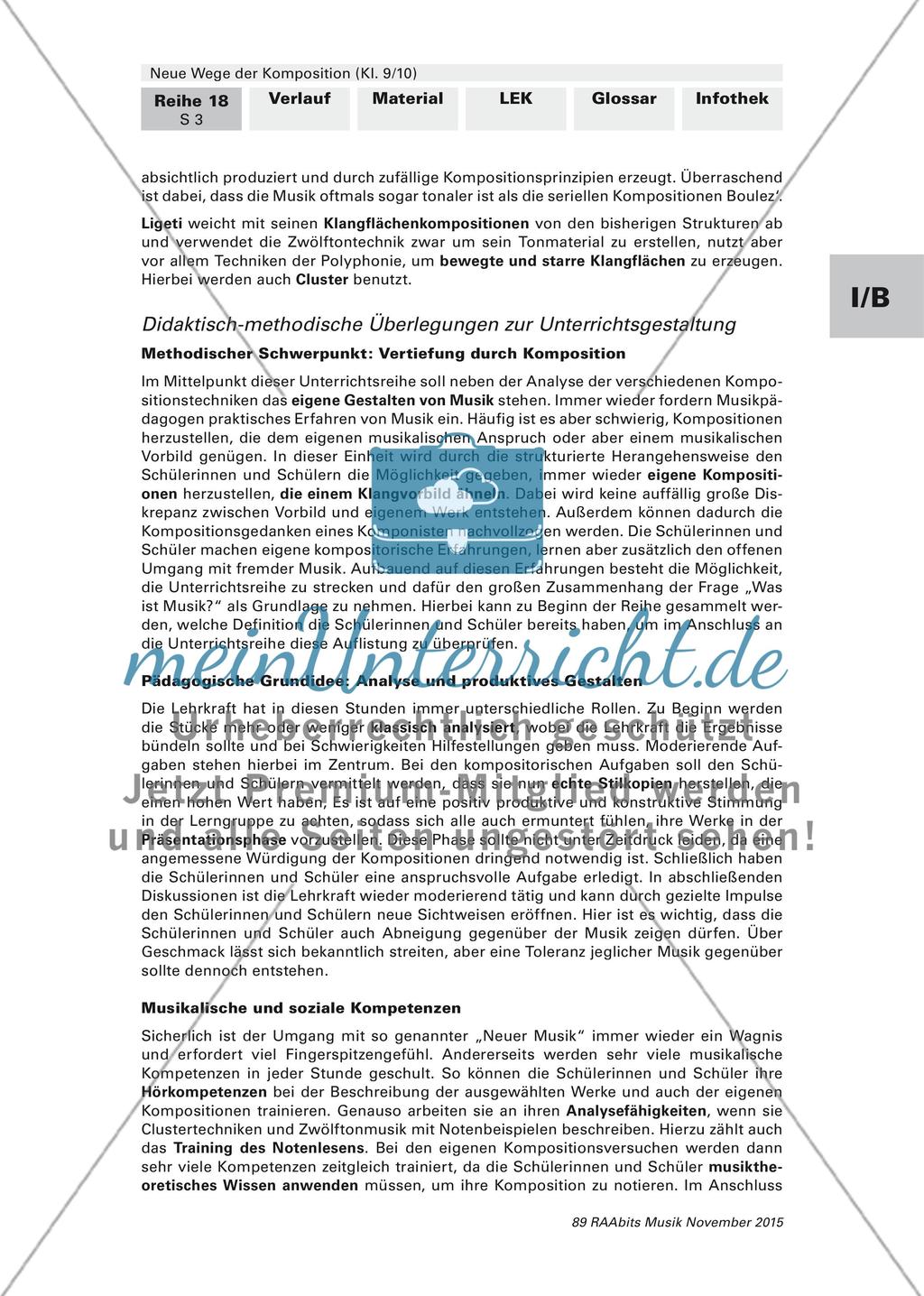 Neue Wege der Komposition Eine Reihe zur Musik des 20. Jahrhunderts Preview 3