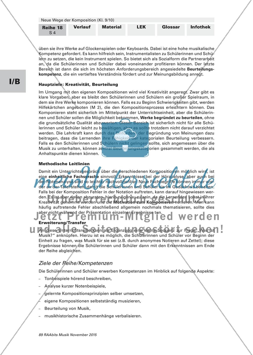 Neue Wege der Komposition Eine Reihe zur Musik des 20. Jahrhunderts Preview 4