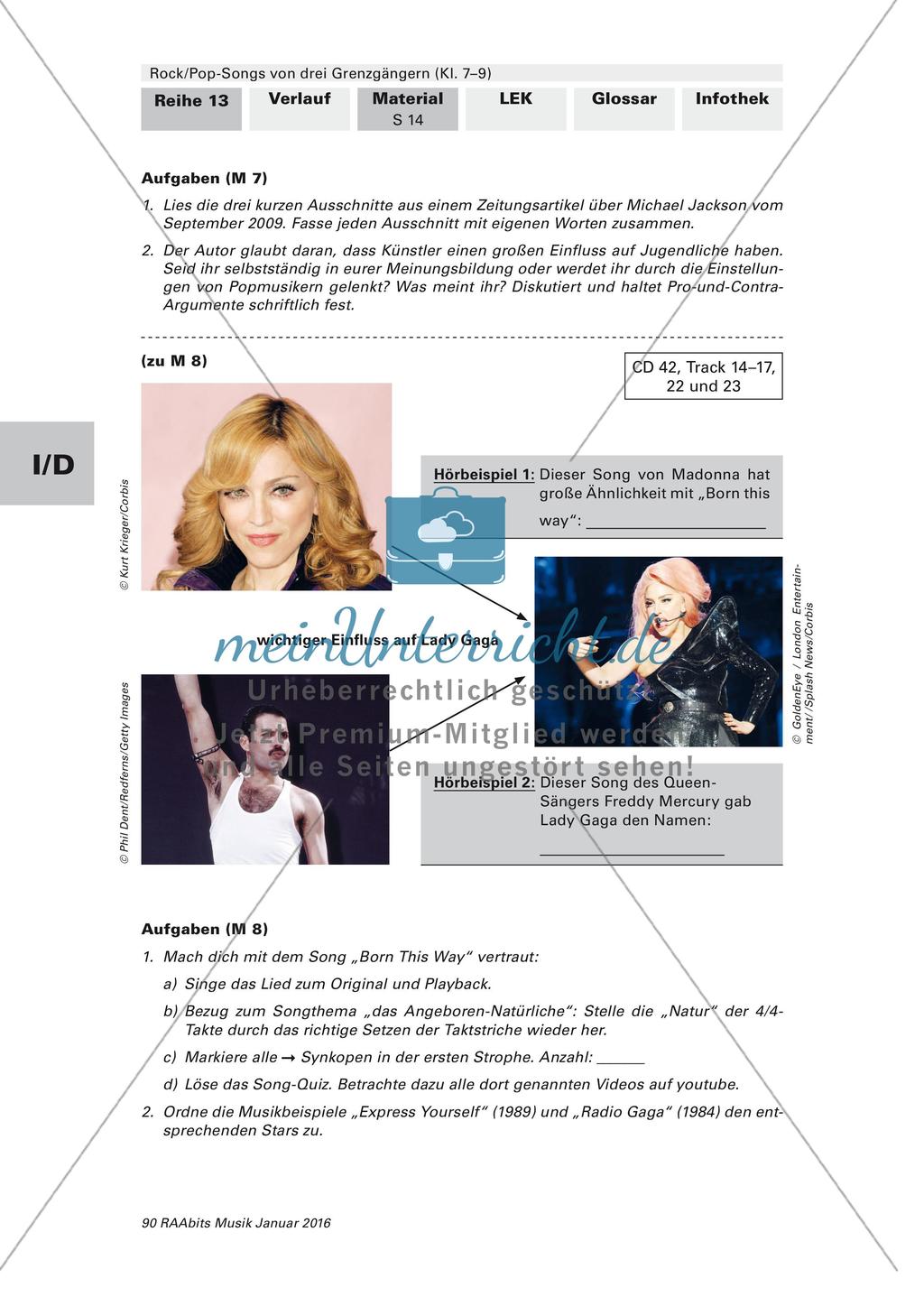 Grenzgänger der Popularmusik: Michael Jackson und Lady Gaga Preview 7