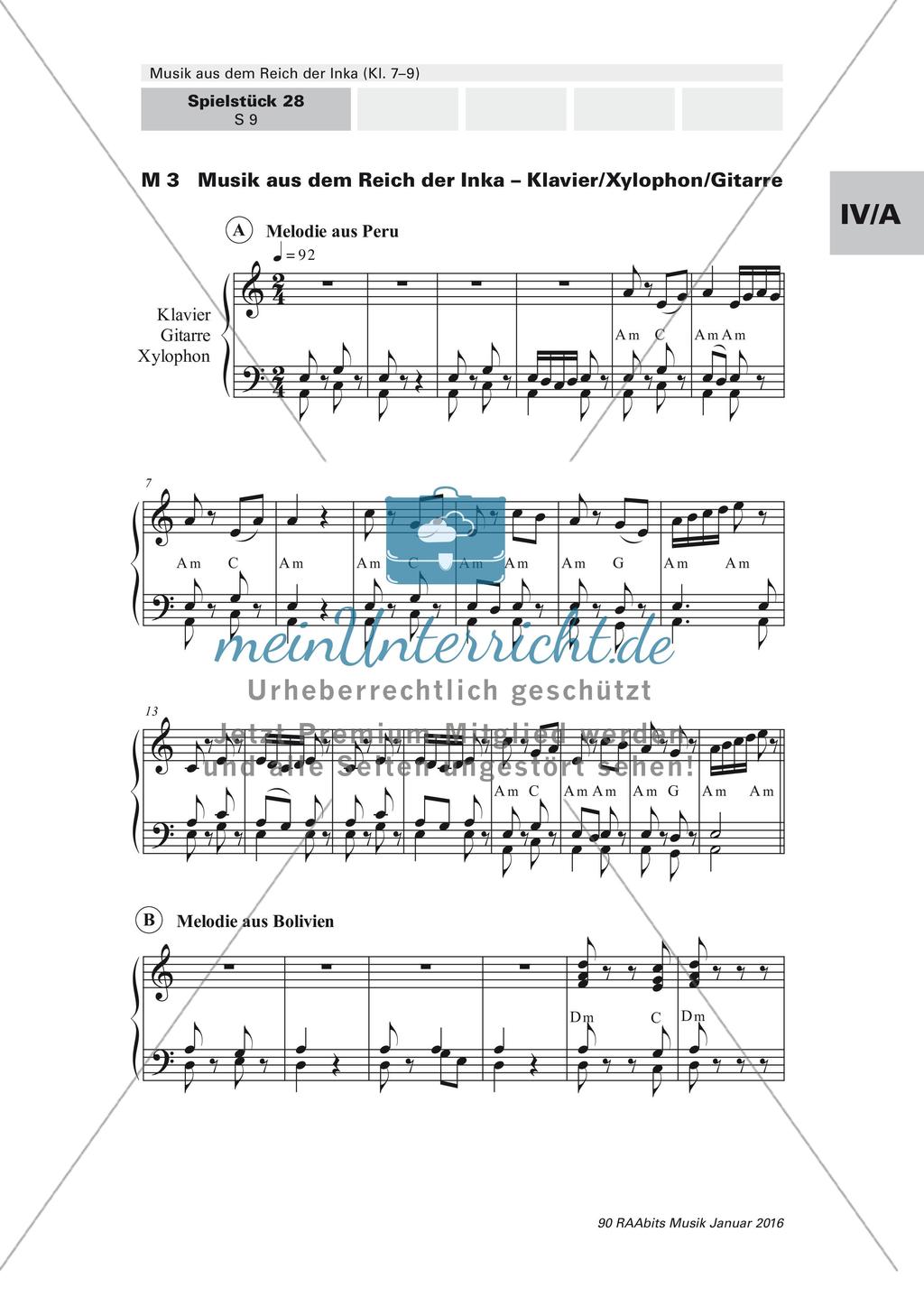 Musizieren eines Spielstückes aus dem Reich der Inka Preview 9