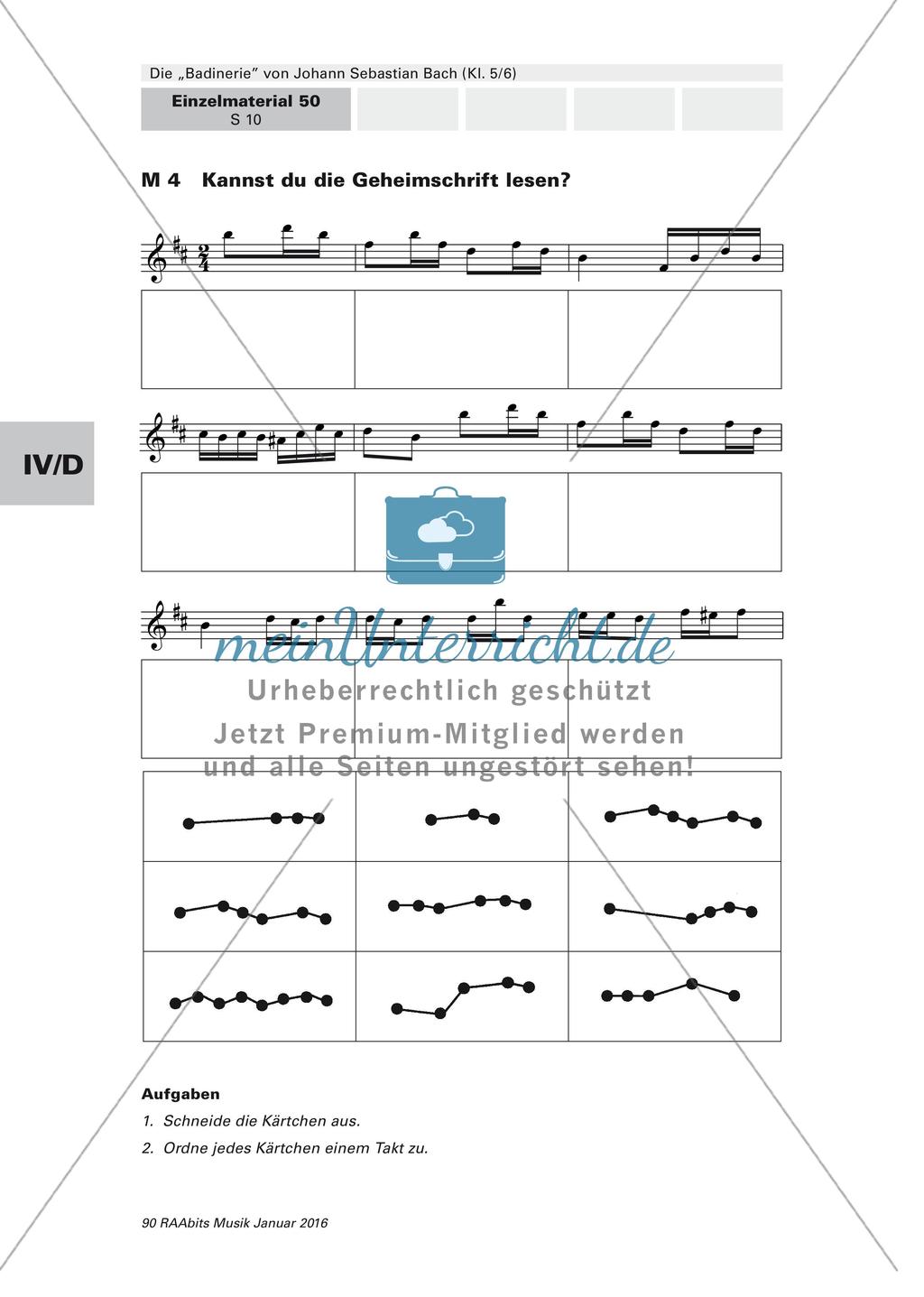 Annäherung an ein klassisches Musikstück: Badinerie Preview 10