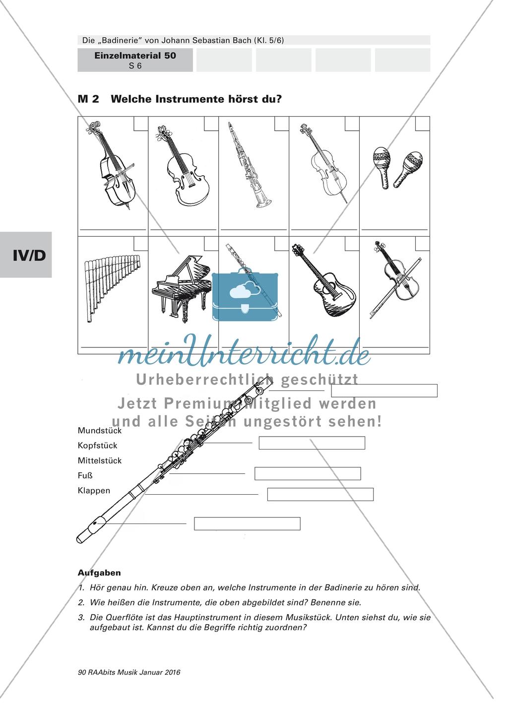 Annäherung an ein klassisches Musikstück: Badinerie Preview 6