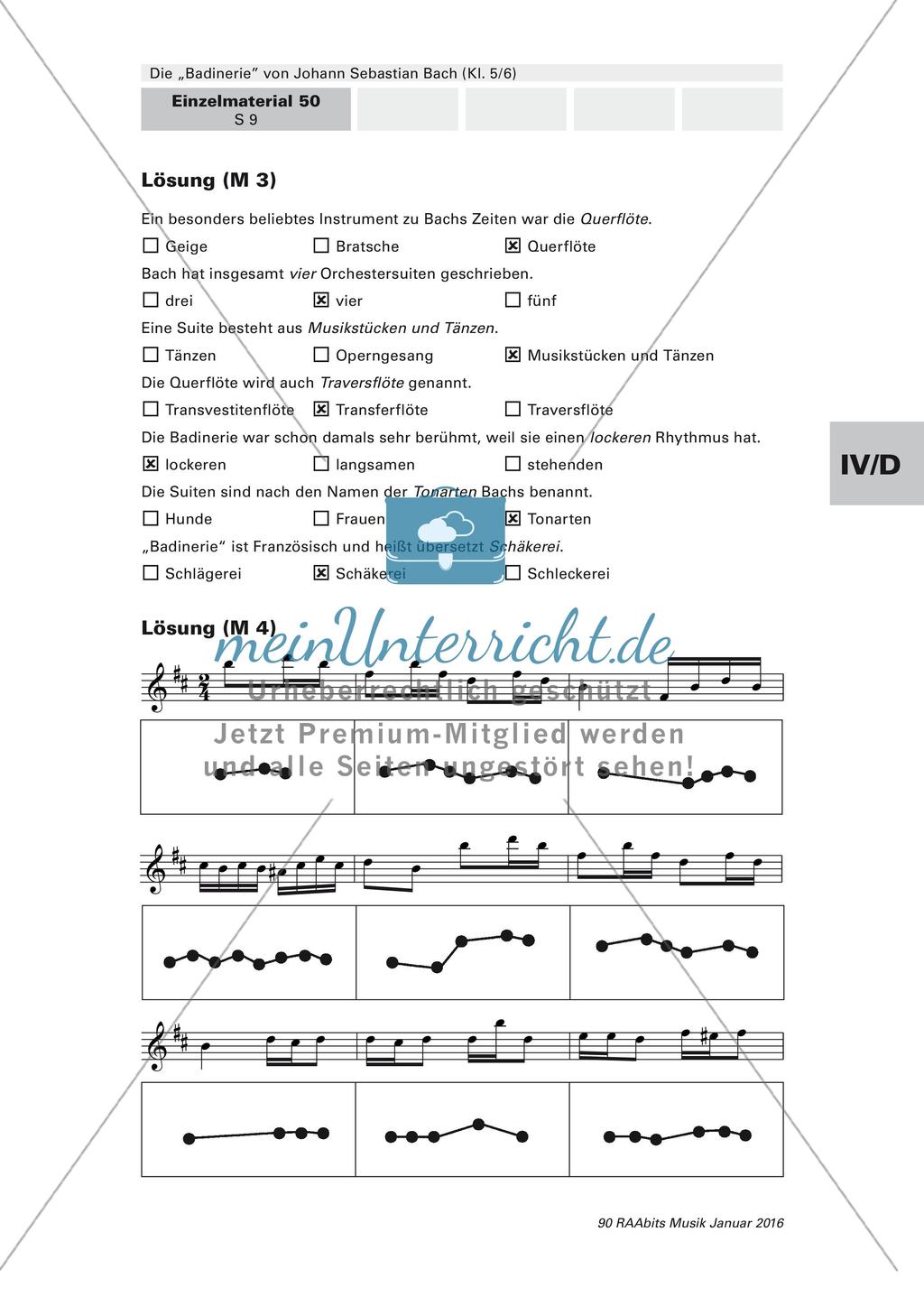 Annäherung an ein klassisches Musikstück: Badinerie Preview 9