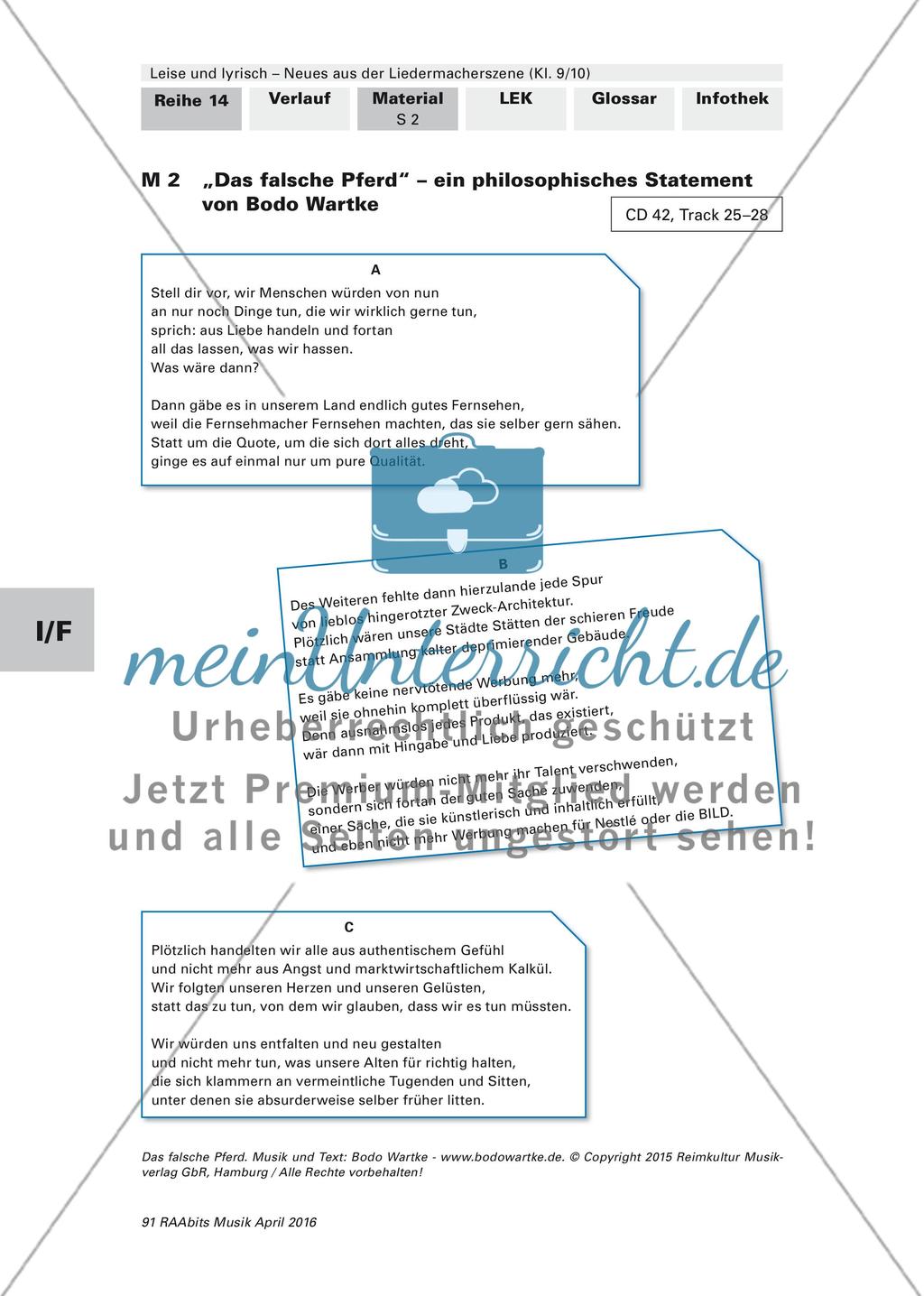 Die Liedermacherszene: Einstieg und Geschichte Preview 2