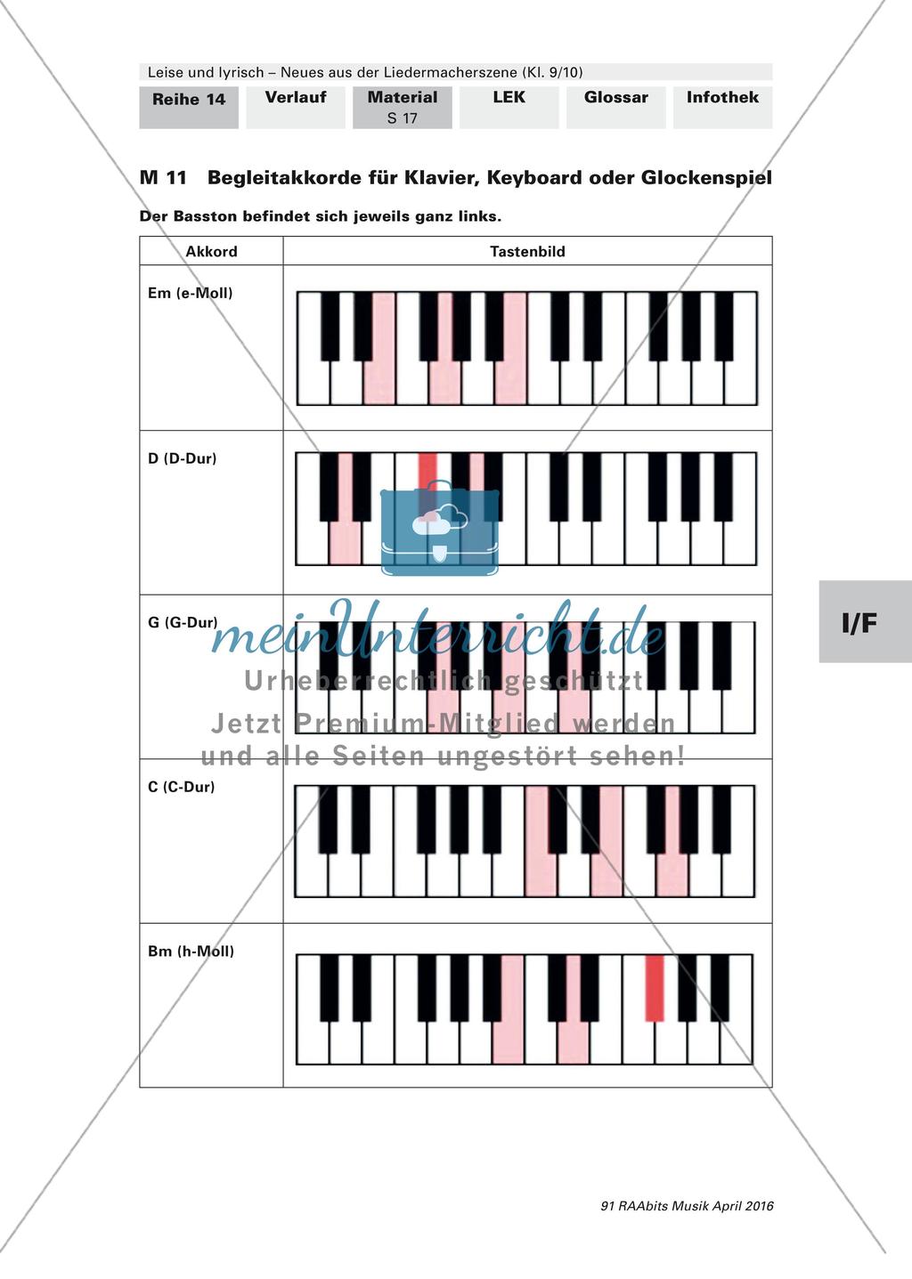 Die Liedermacherszene: Klassenmusizieren Preview 6