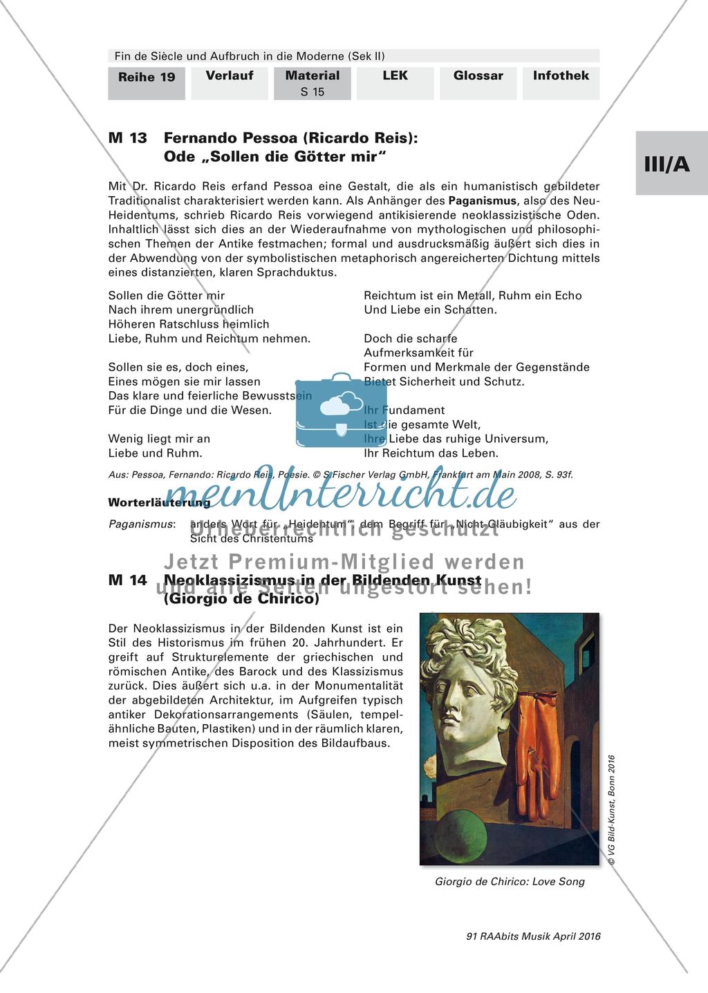 Musik zu Beginn des 20. Jahrhunderts: Neoklassizismus und Futurismus Preview 1