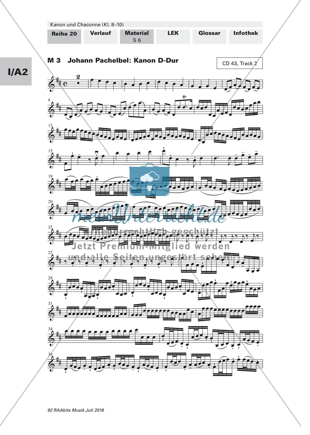Komposition instrumentaler Formen: Kanon Preview 5