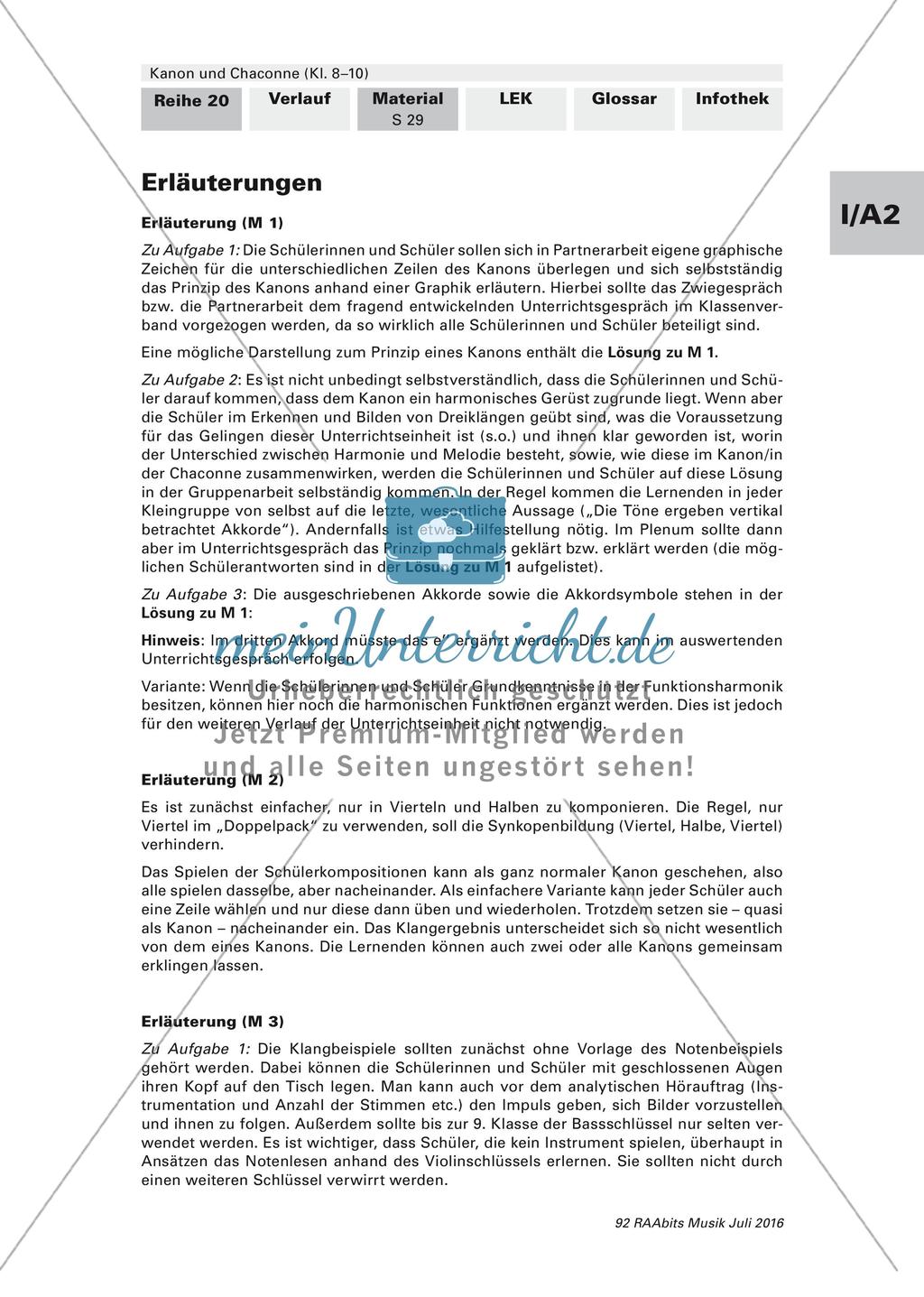 Komposition instrumentaler Formen: Erläuterungen und Lernerfolgskontrolle Preview 1