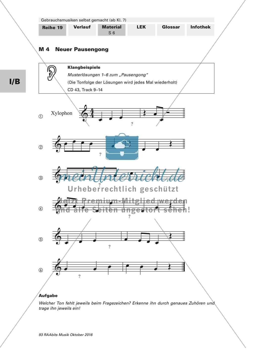 Komposition instrumentaler Formen: Gebrauchsmusik Preview 14