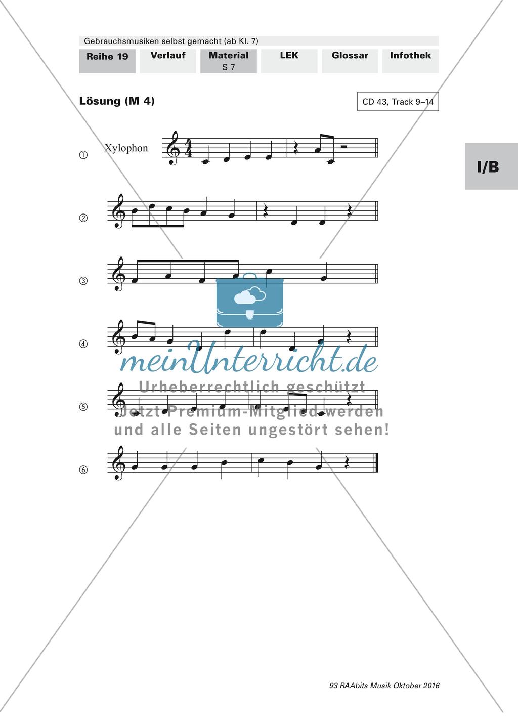 Komposition instrumentaler Formen: Gebrauchsmusik Preview 15