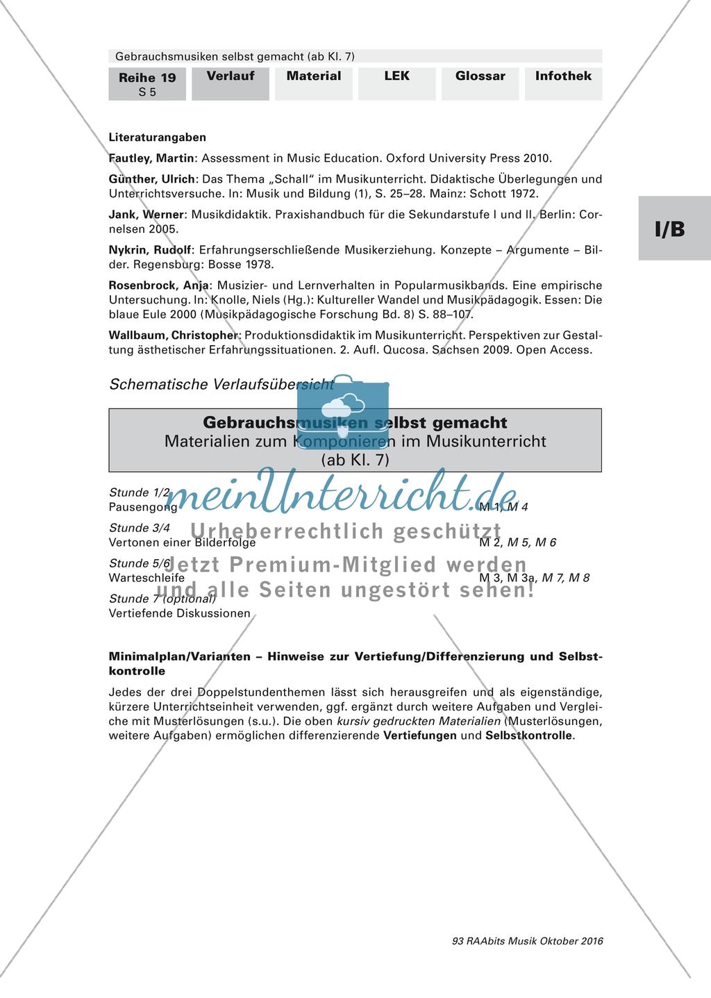 Komposition instrumentaler Formen: Gebrauchsmusik Preview 5