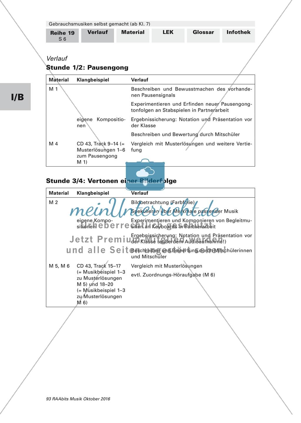 Komposition instrumentaler Formen: Gebrauchsmusik Preview 6