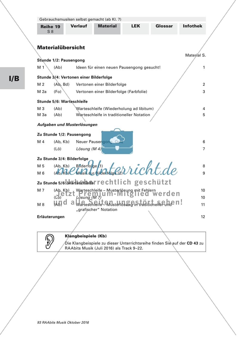 Komposition instrumentaler Formen: Gebrauchsmusik Preview 8