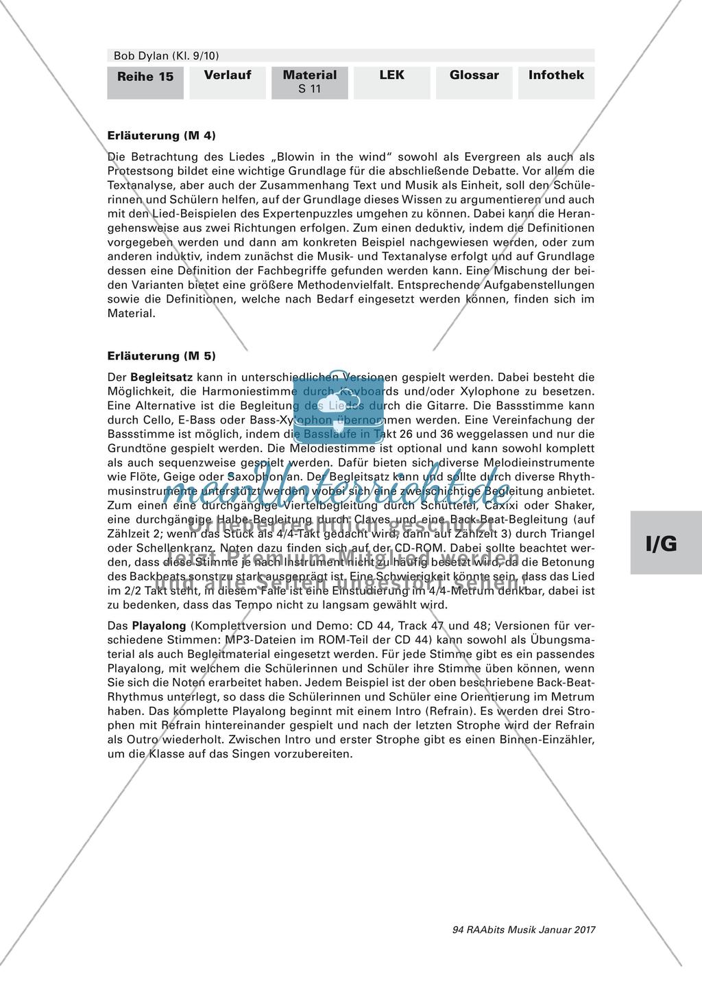 Porträt des Musikers und Literatur-Nobelpreisträgers Bob Dylan (optional bilingual) Preview 17