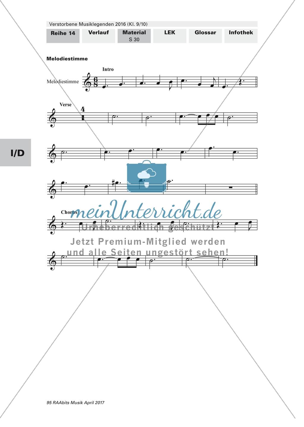 Verstorbene Musiklegenden 2016: Singer-Songwriter (optional bilingual) Preview 12