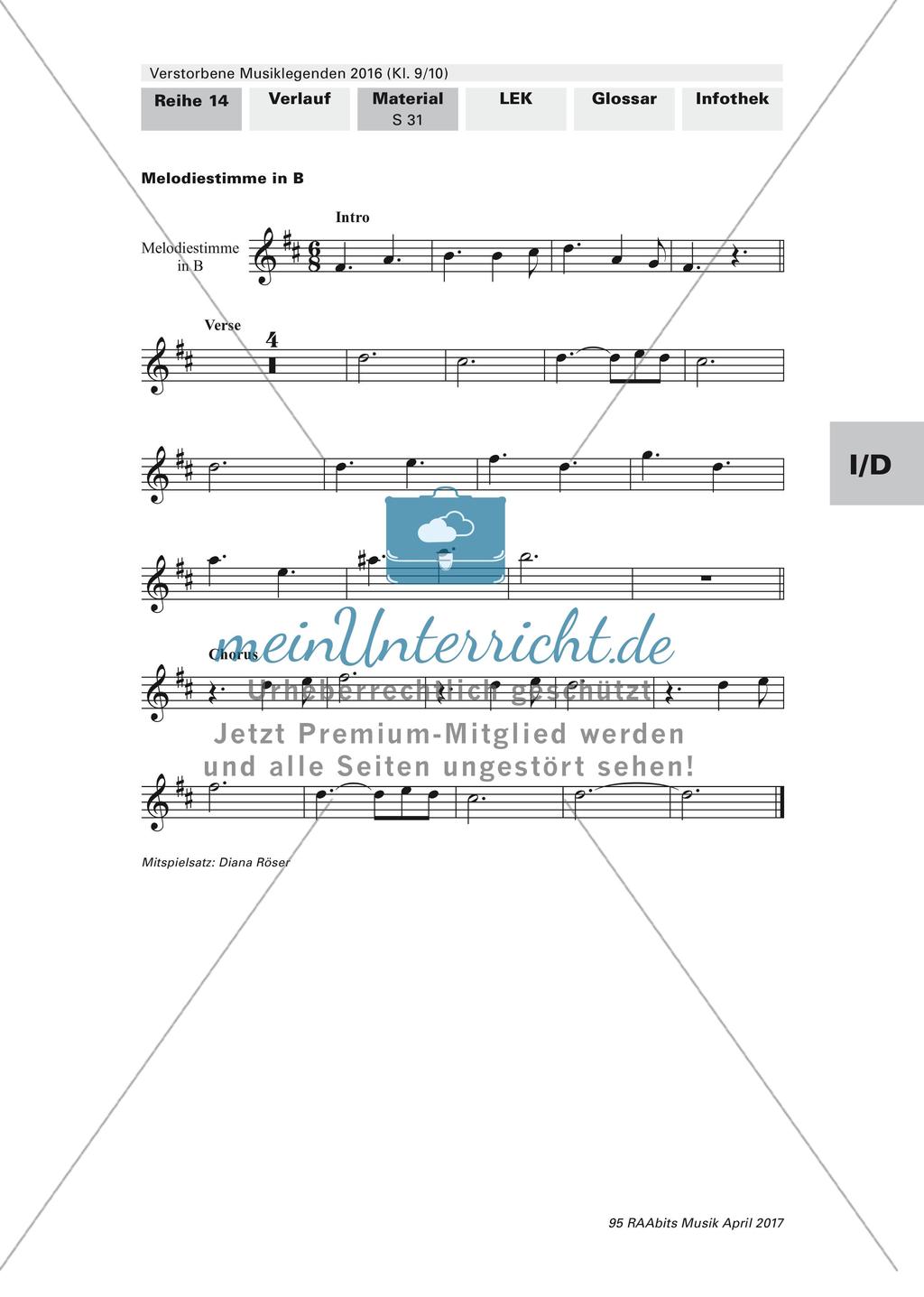 Verstorbene Musiklegenden 2016: Singer-Songwriter (optional bilingual) Preview 13