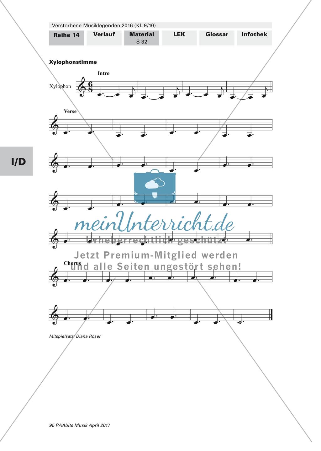 Verstorbene Musiklegenden 2016: Singer-Songwriter (optional bilingual) Preview 14