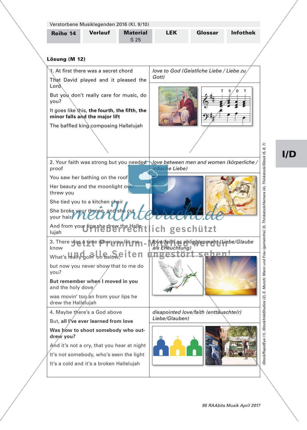 Verstorbene Musiklegenden 2016: Singer-Songwriter (optional bilingual) Preview 8