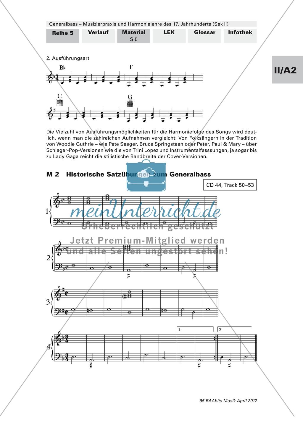 Harmonielehre des 17. Jahrhunderts: Grundlagen des Generalbasses Preview 4