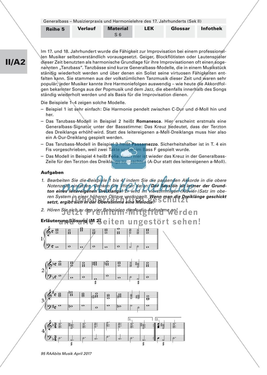 Harmonielehre des 17. Jahrhunderts: Grundlagen des Generalbasses Preview 5