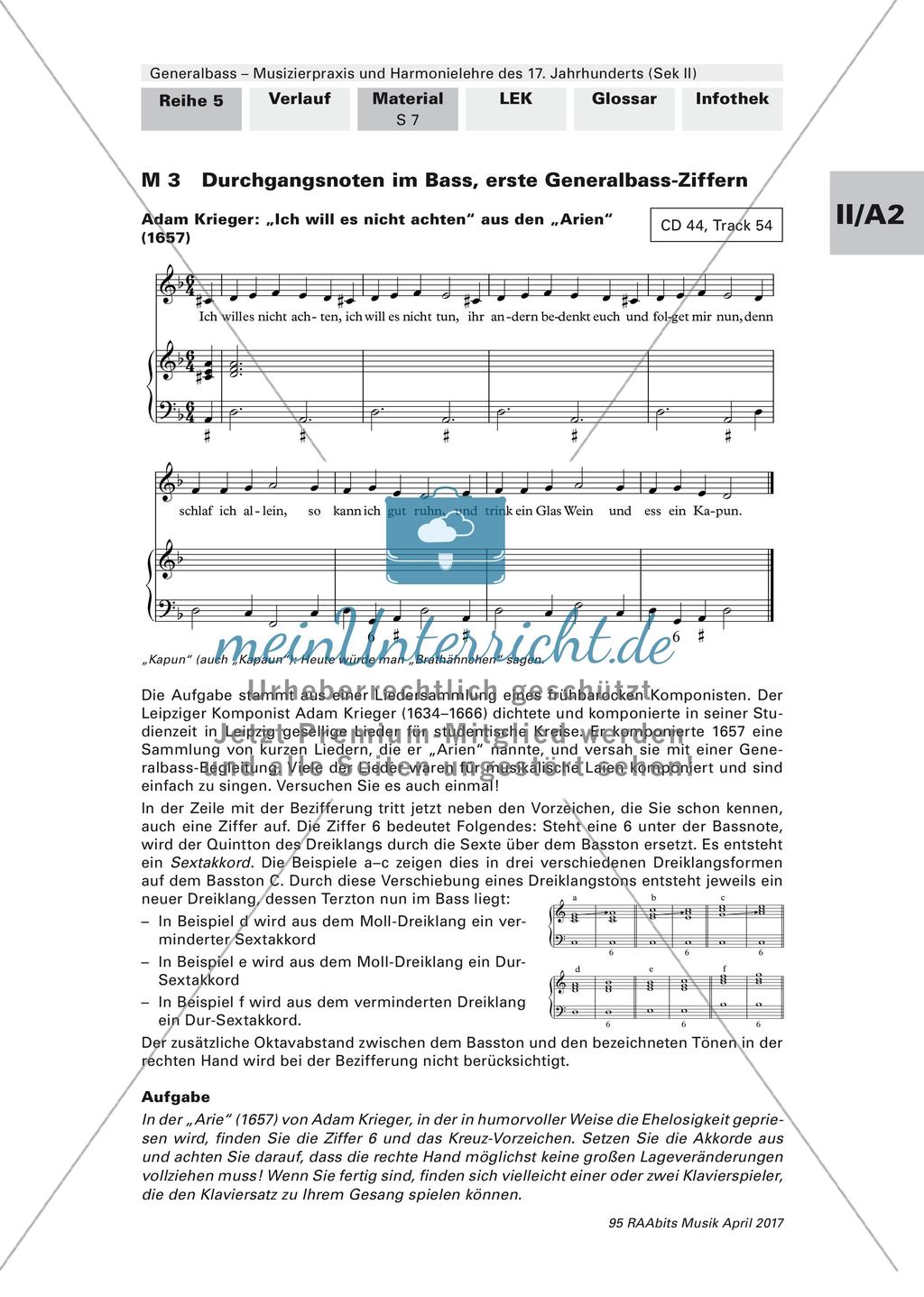 Harmonielehre des 17. Jahrhunderts: Grundlagen des Generalbasses Preview 6