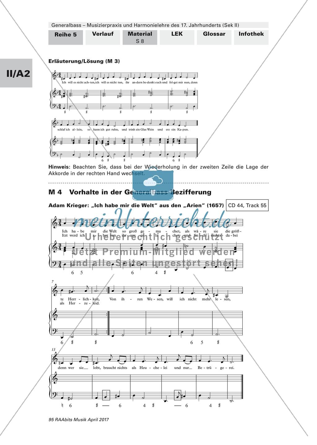 Harmonielehre des 17. Jahrhunderts: Grundlagen des Generalbasses Preview 7