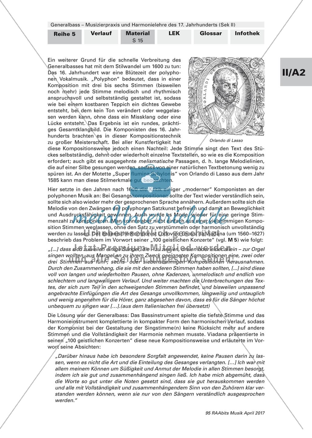 Harmonielehre des 17. Jahrhunderts: Geistliche und weltliche Kompositionen Preview 5