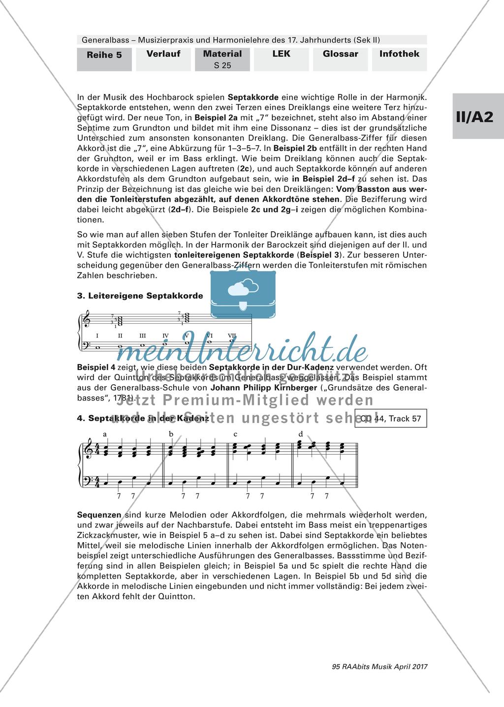 Harmonielehre des 17. Jahrhunderts: Hochbarock/Emanzipation der Bassstimme Preview 2