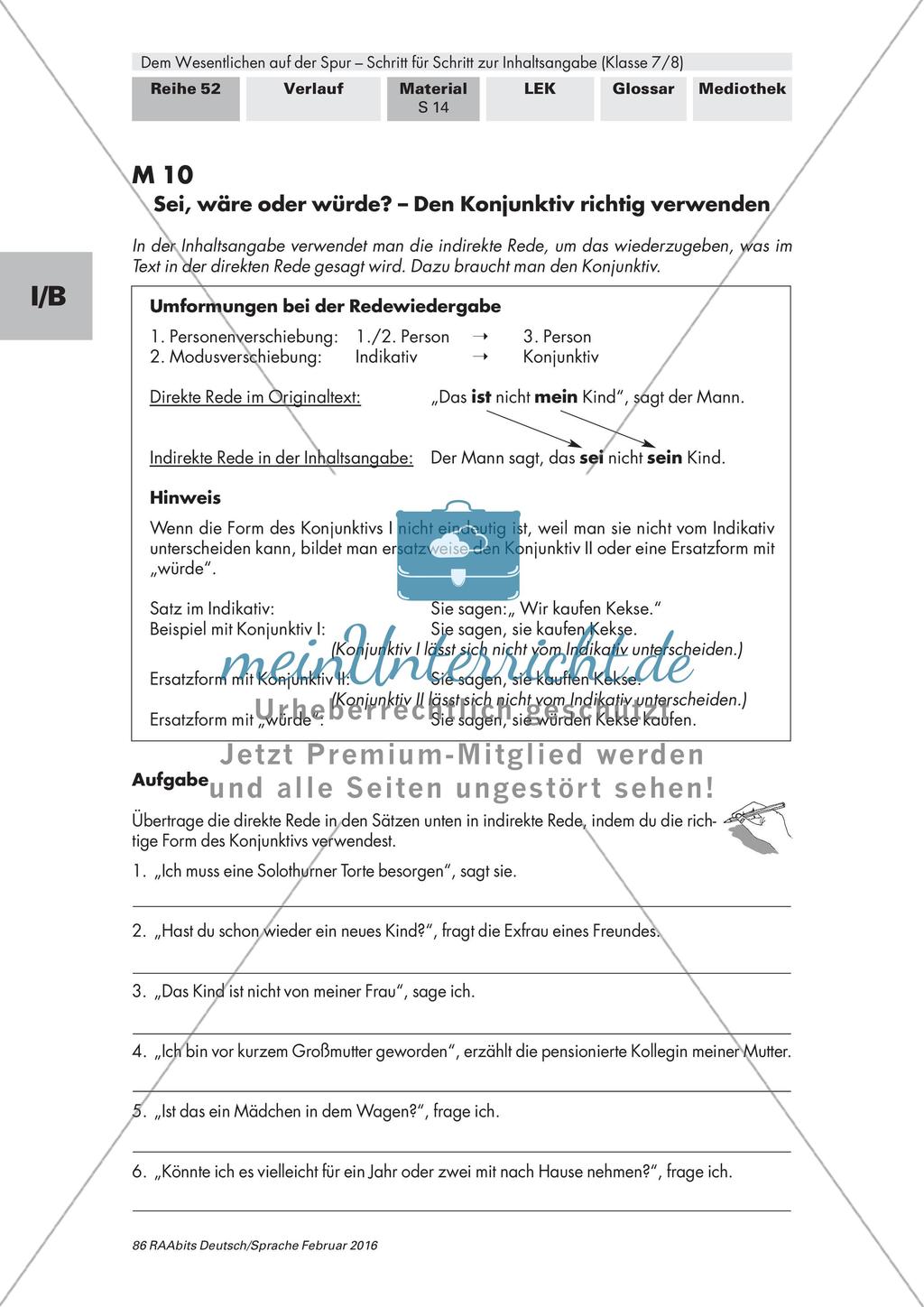 Überarbeiten einer Inhaltsangabe Preview 3