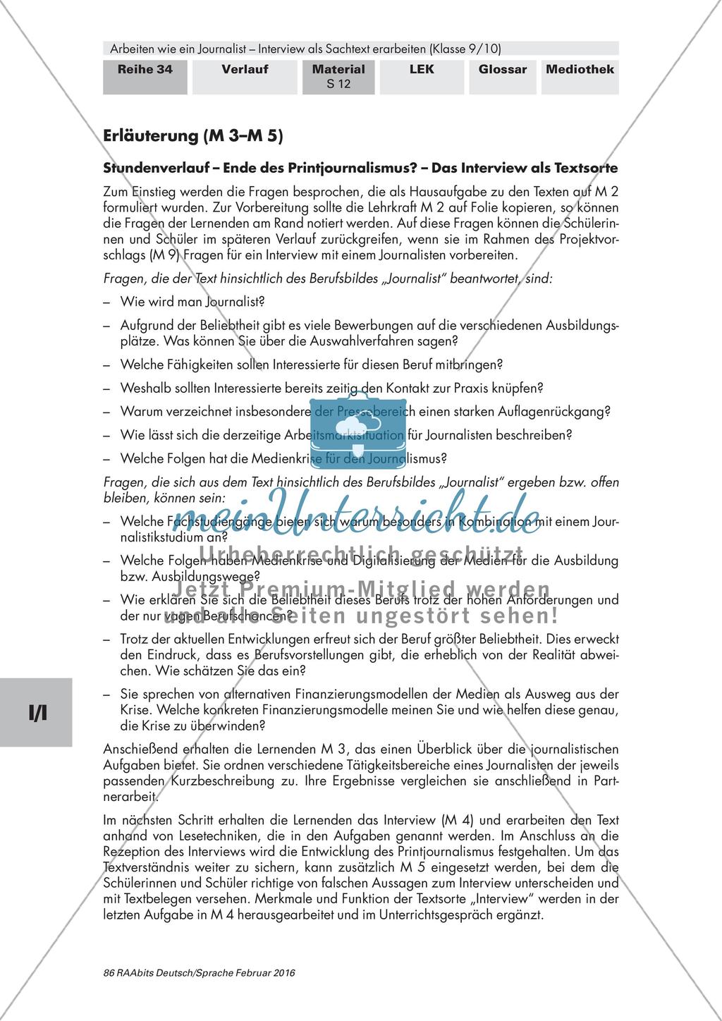 Das Interview als Textsorte Preview 5