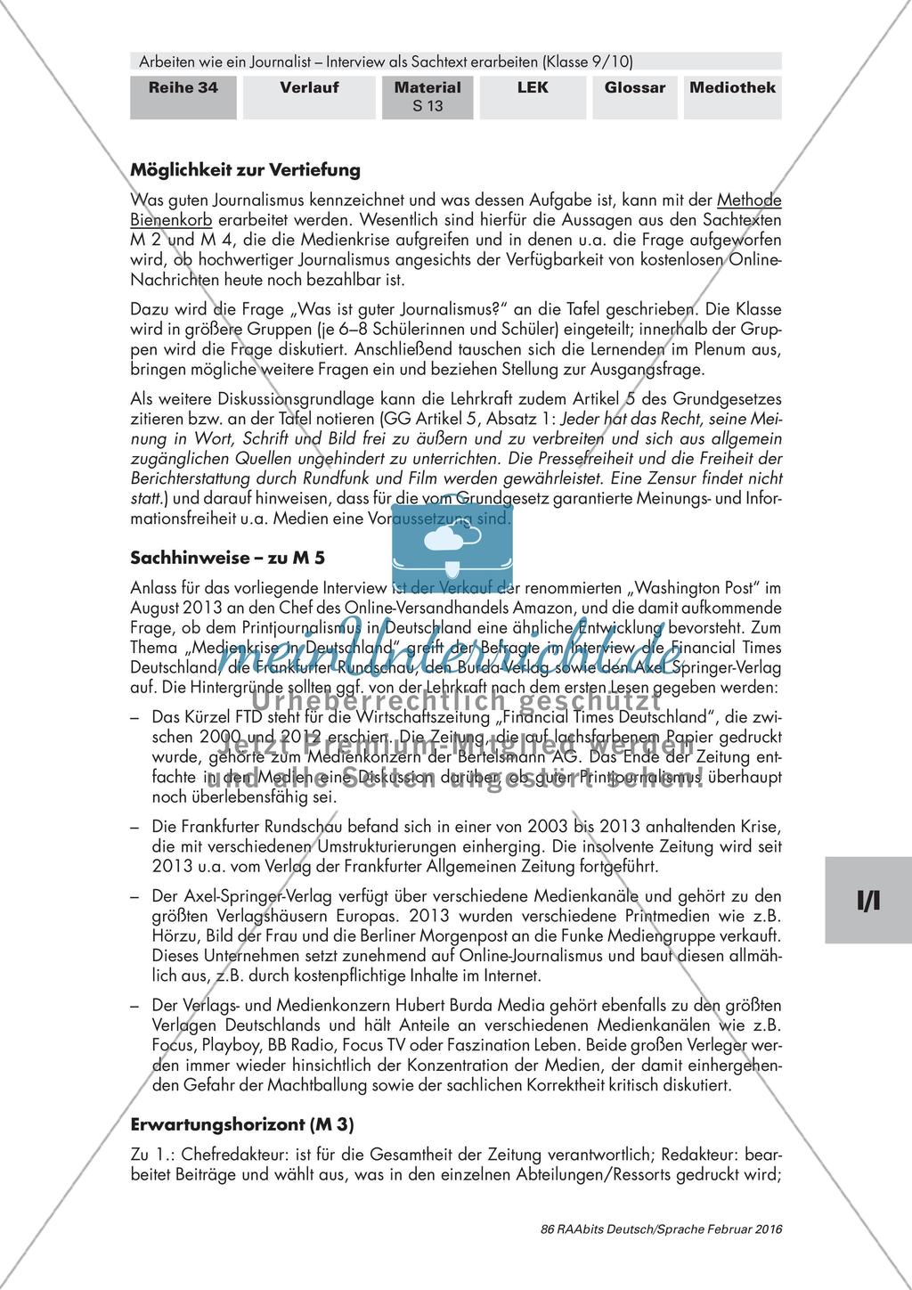 Das Interview als Textsorte Preview 6
