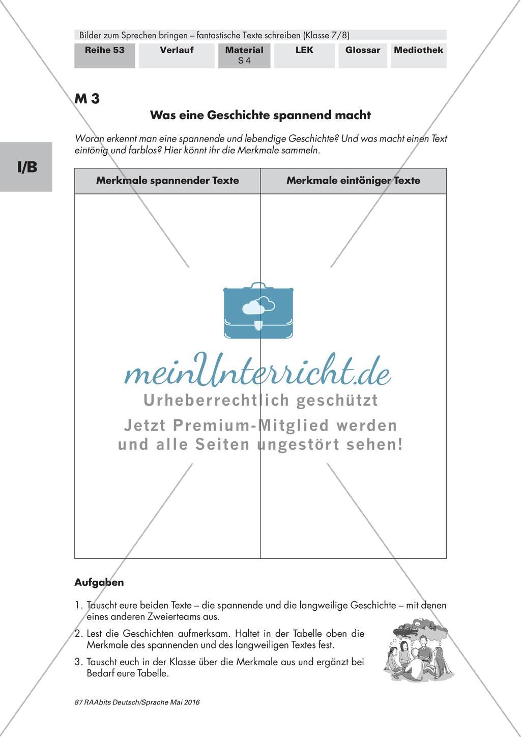 Schreiben einer Geschichte Preview 2
