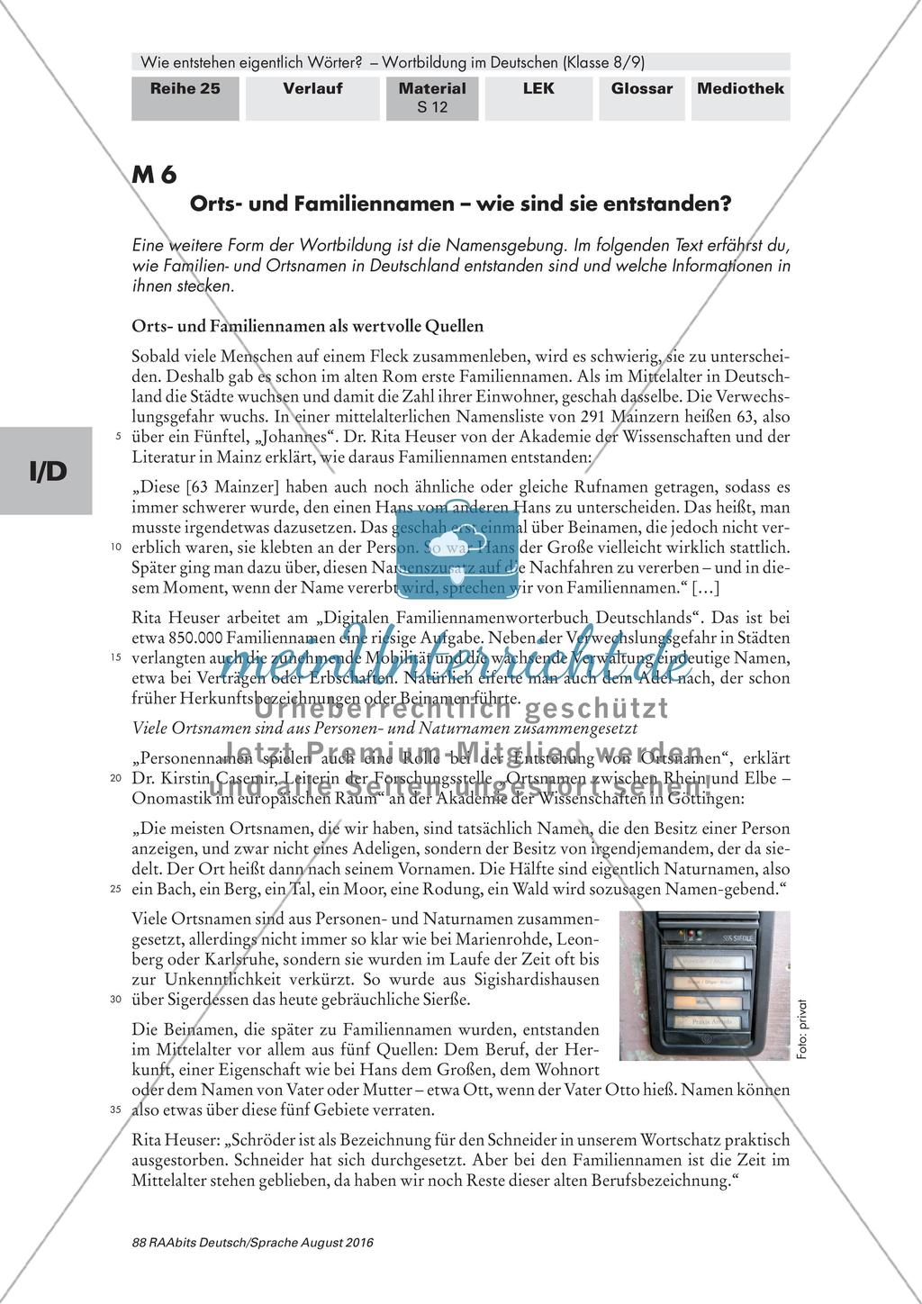 Personen- und Ortsbezeichnungen Preview 1