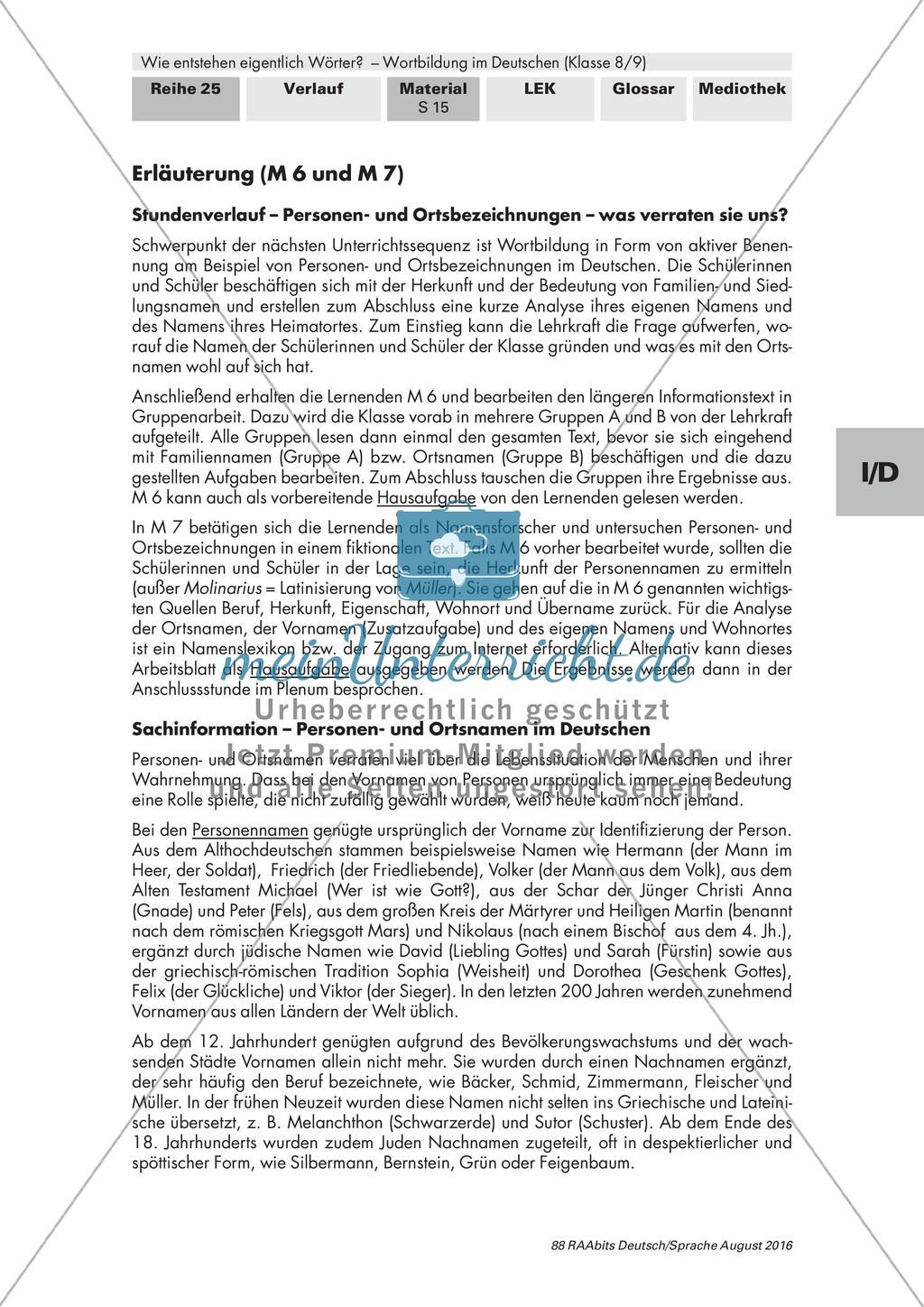Personen- und Ortsbezeichnungen Preview 4