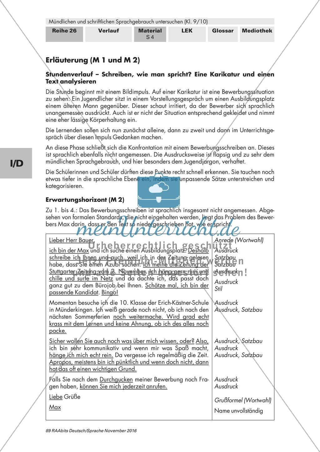 Gesprochene und geschriebene Sprache Preview 3