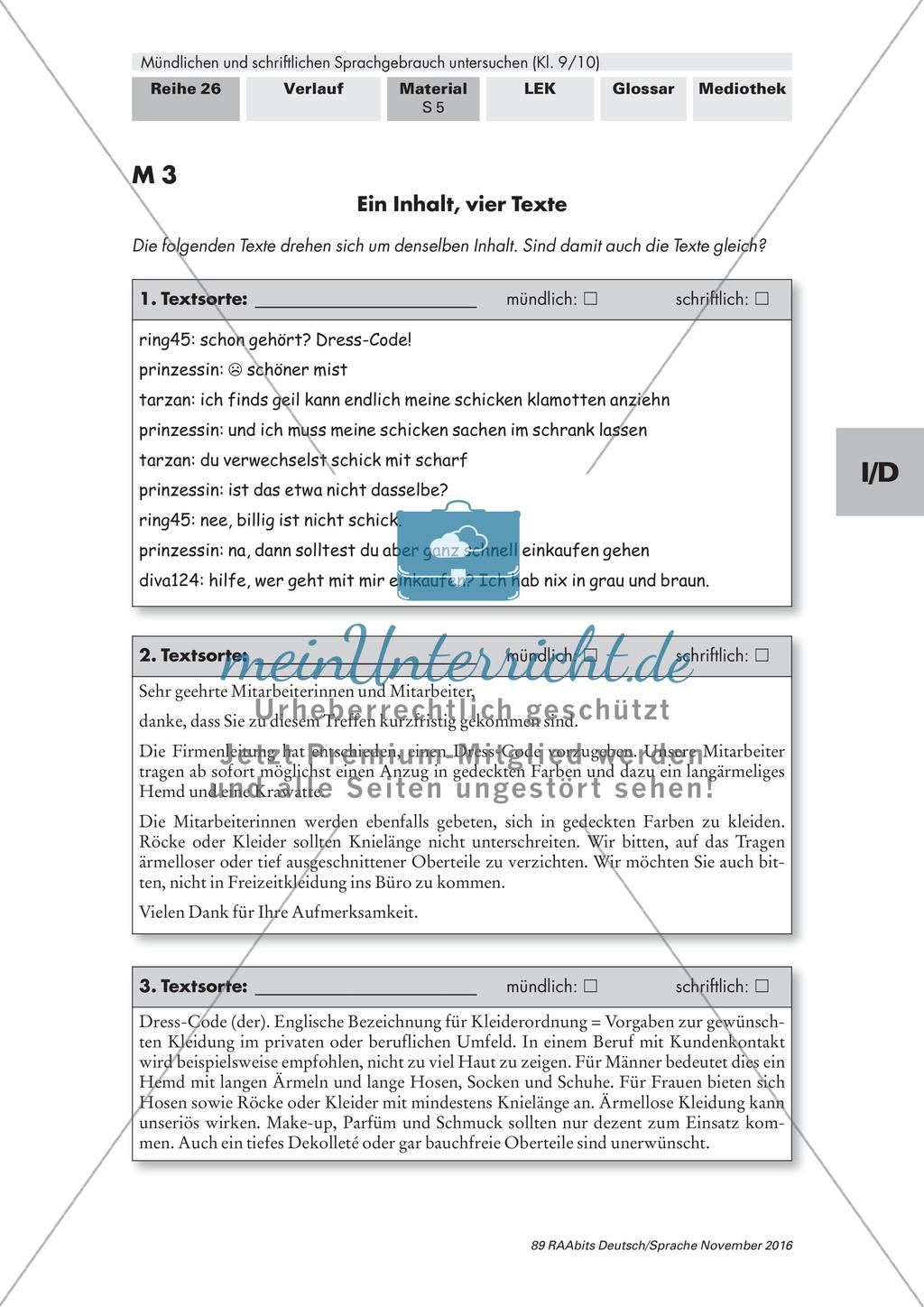 Gesprochene und geschriebene Sprache Preview 4