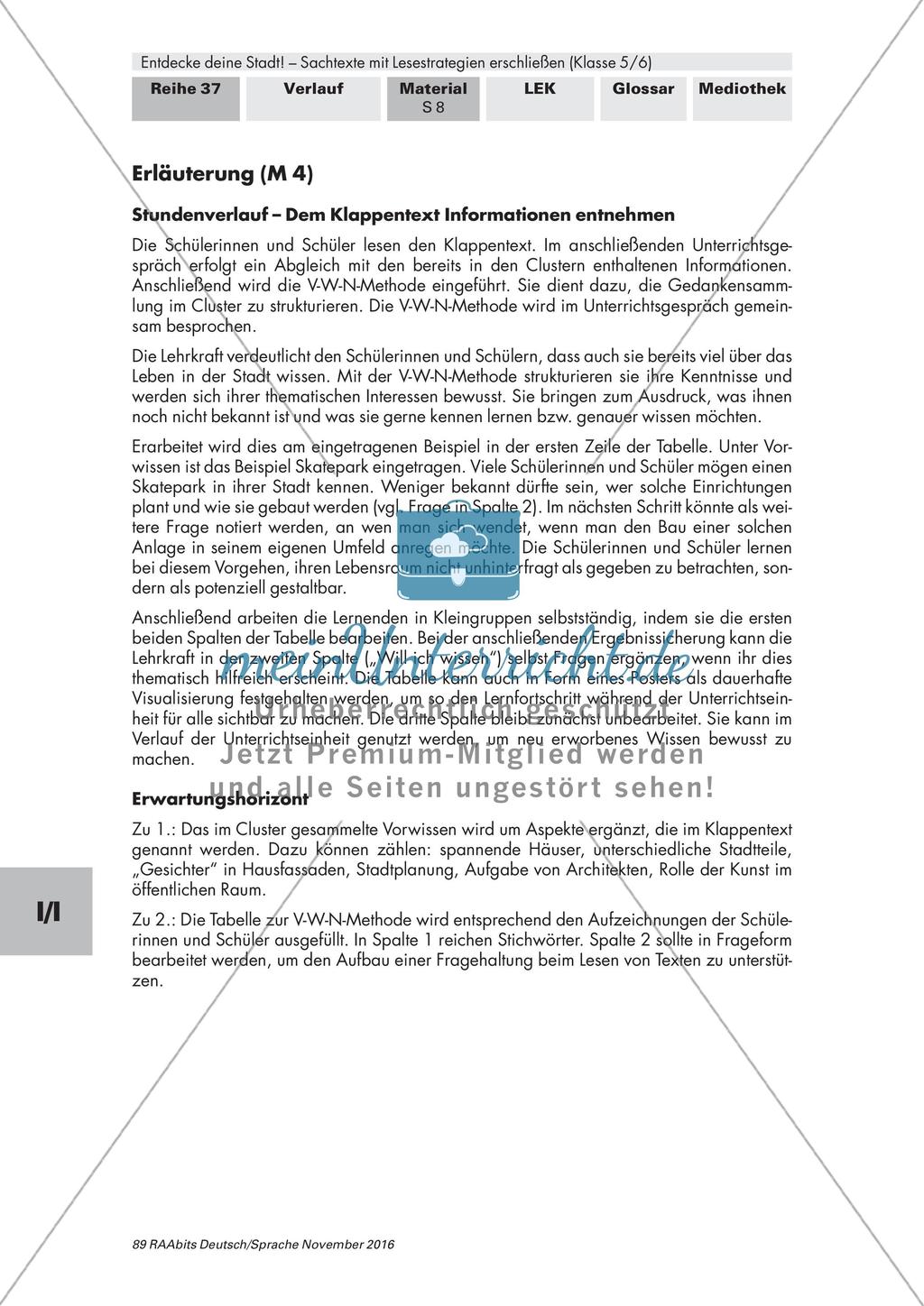 5-Schritt-Lesemethode: Strategie 1 - Aktivieren von Vorwissen Preview 2