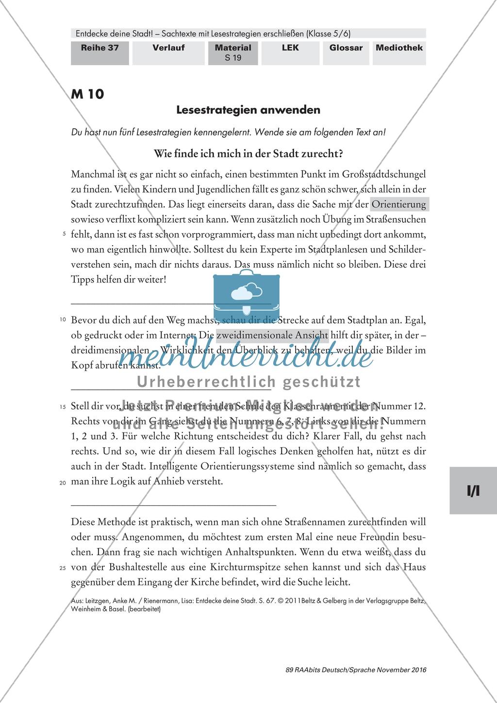 5-Schritt-Lesemethode: Anwenden der Lesestrategien Preview 1