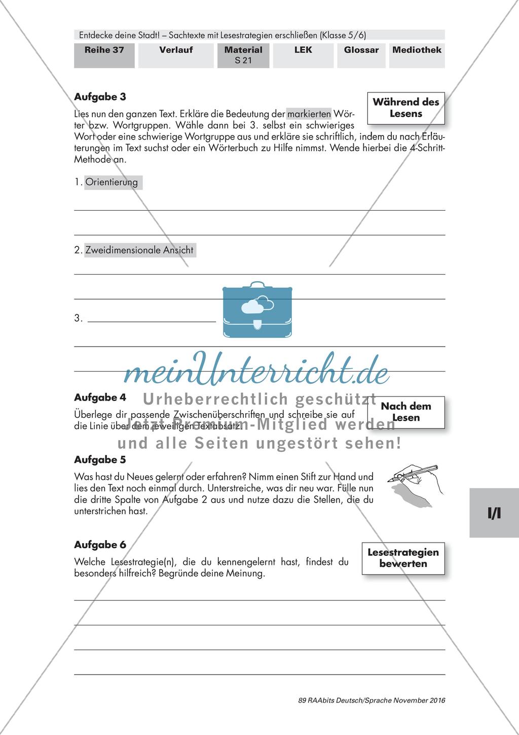 5-Schritt-Lesemethode: Anwenden der Lesestrategien Preview 3