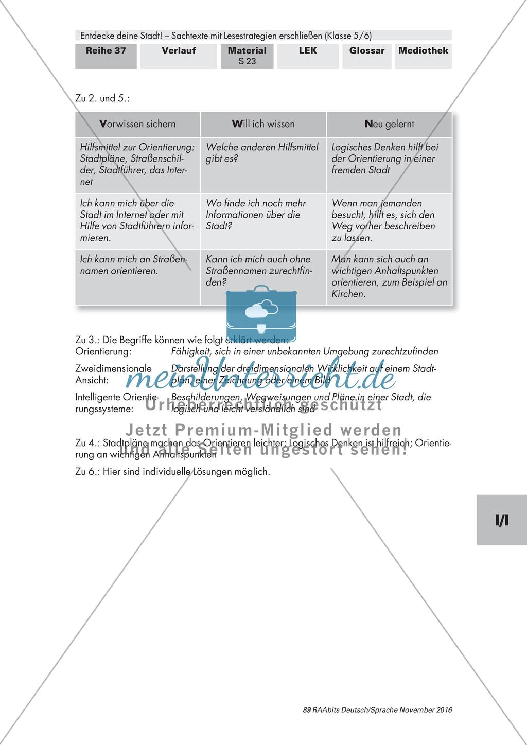 5-Schritt-Lesemethode: Anwenden der Lesestrategien Preview 5