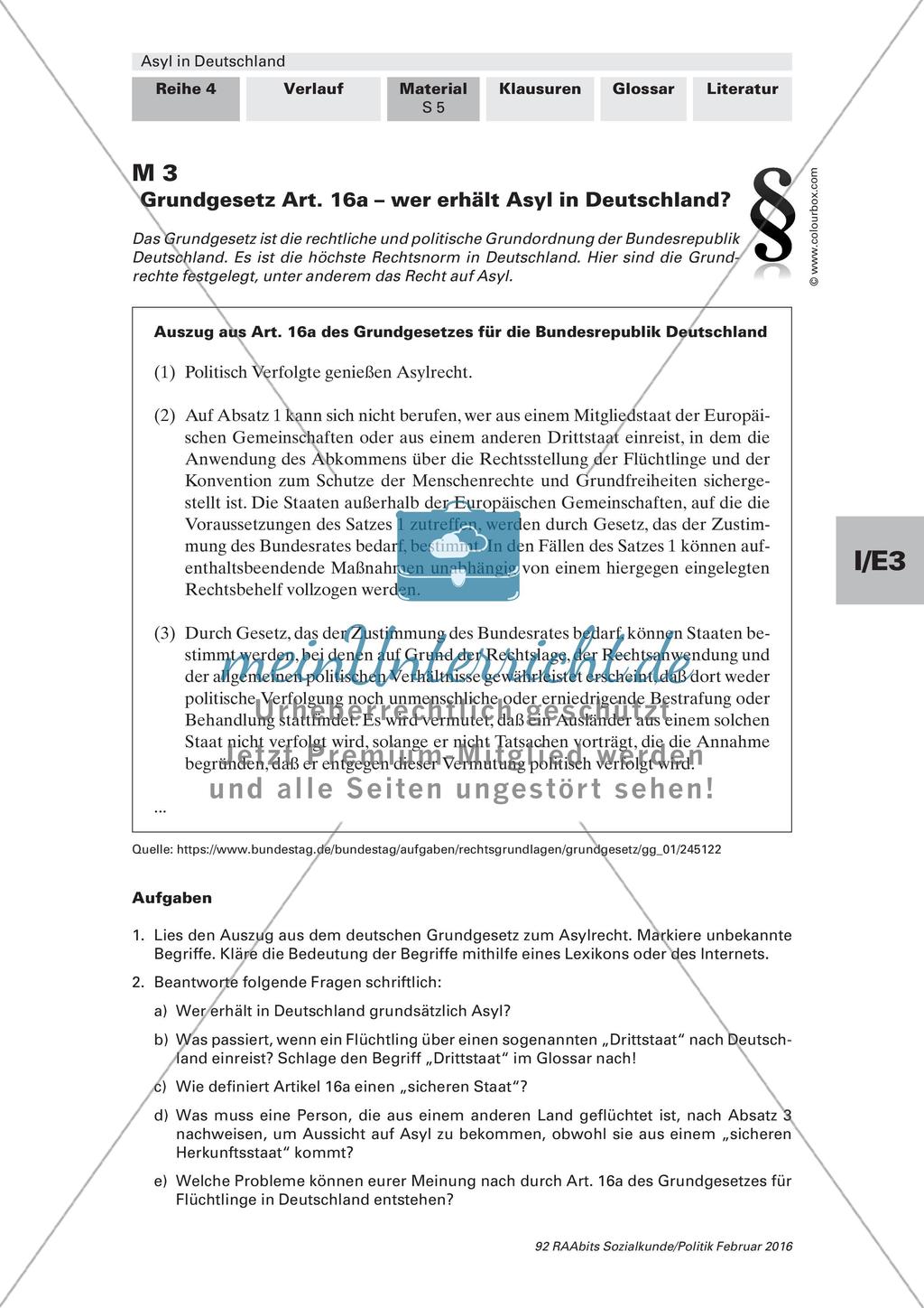 Asyl in Deutschland - Menschenwürdigkeit beurteilen Preview 4