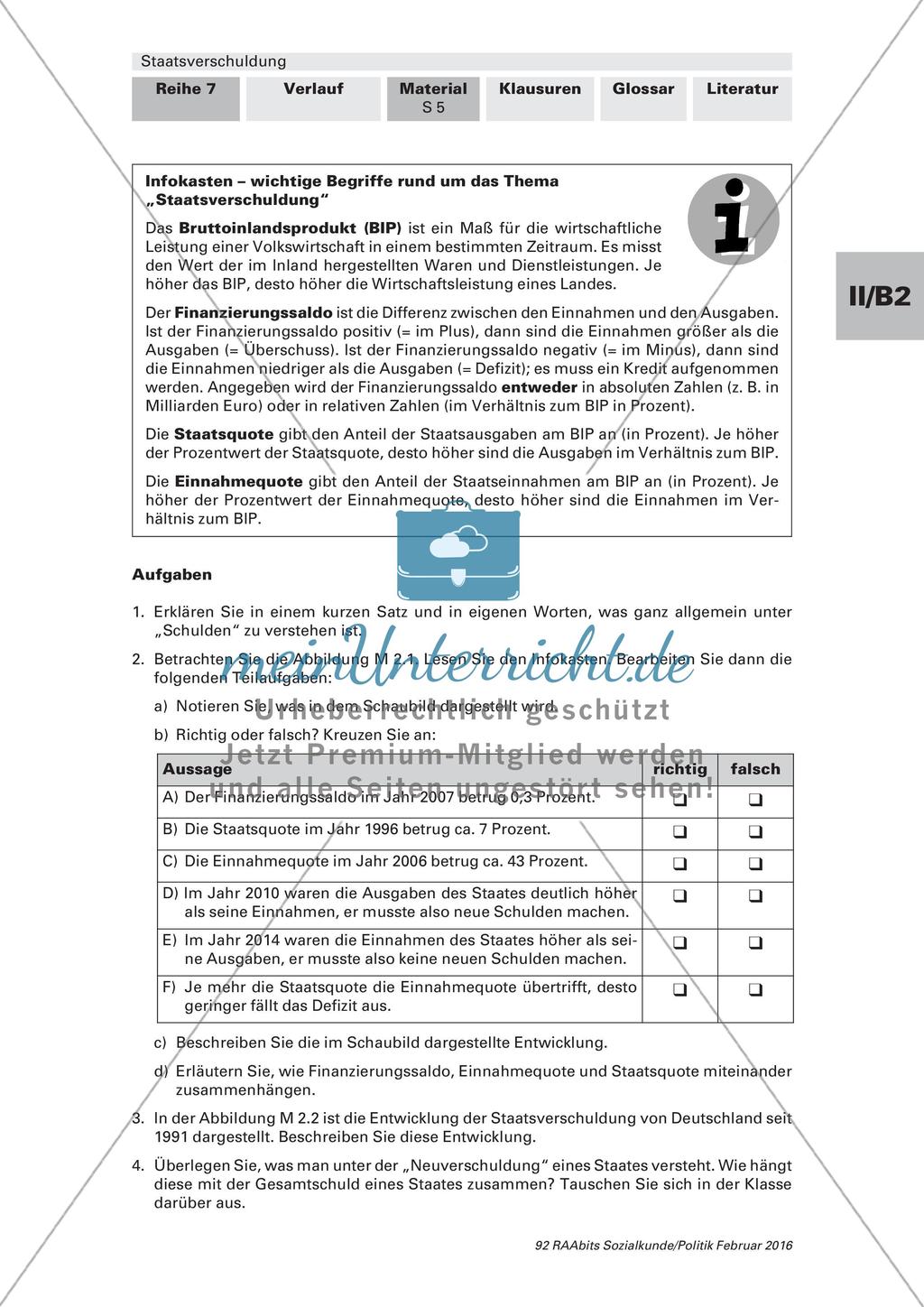 Staatsverschuldung: Gründe und Folgen Preview 4