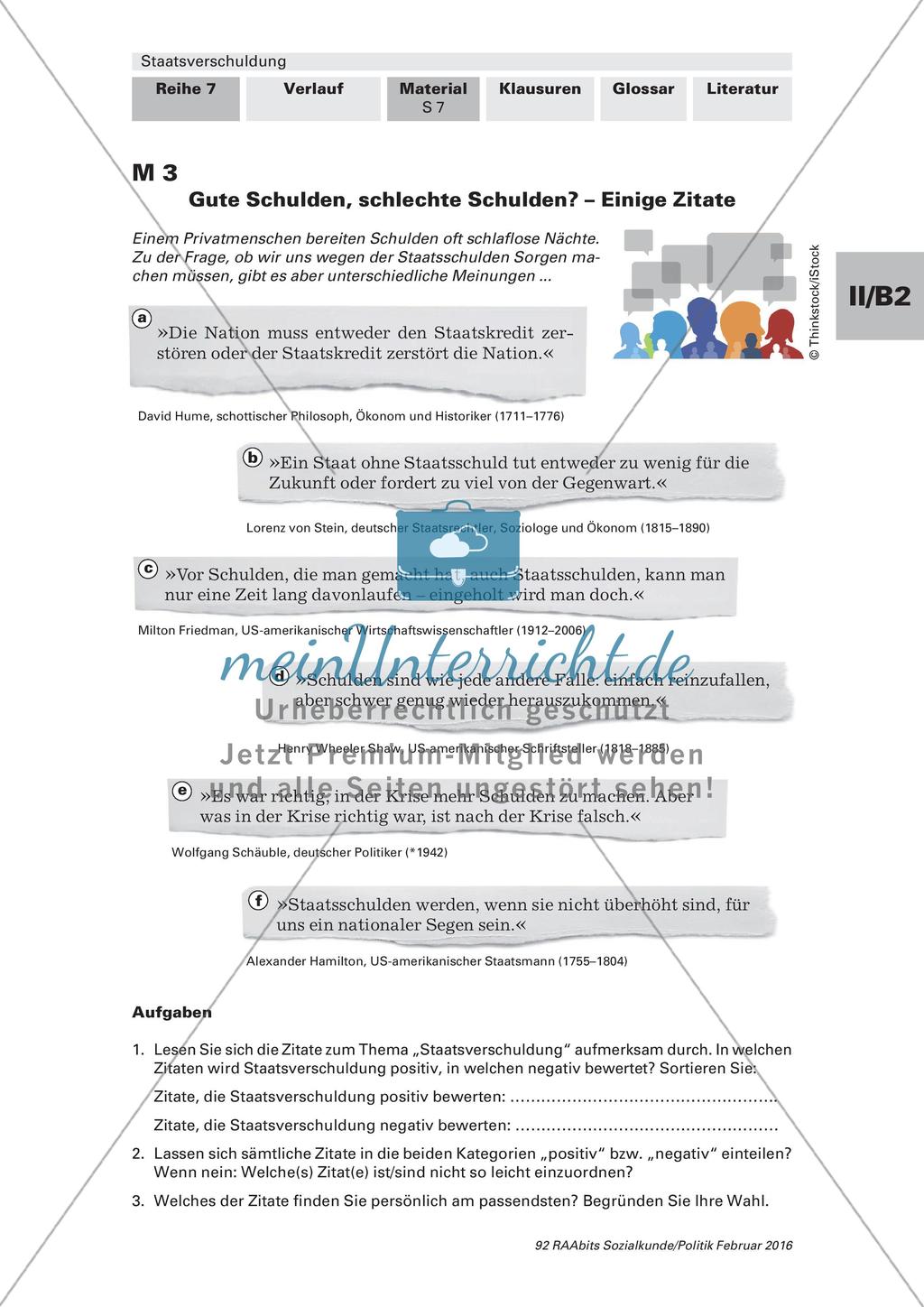 Staatsverschuldung: Gründe und Folgen Preview 6