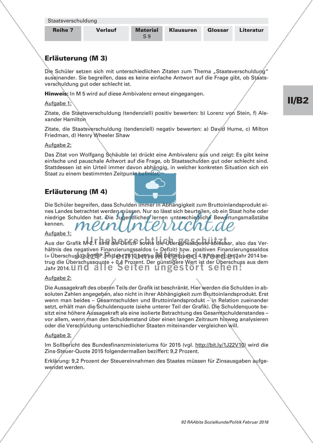Staatsverschuldung: Gründe und Folgen Preview 8